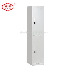 China fábrica de alta qualidade personalizado 2 porta de aço individual uniforme armário